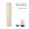 Large Two-Tone Flameless Pillar Candles Trio Set