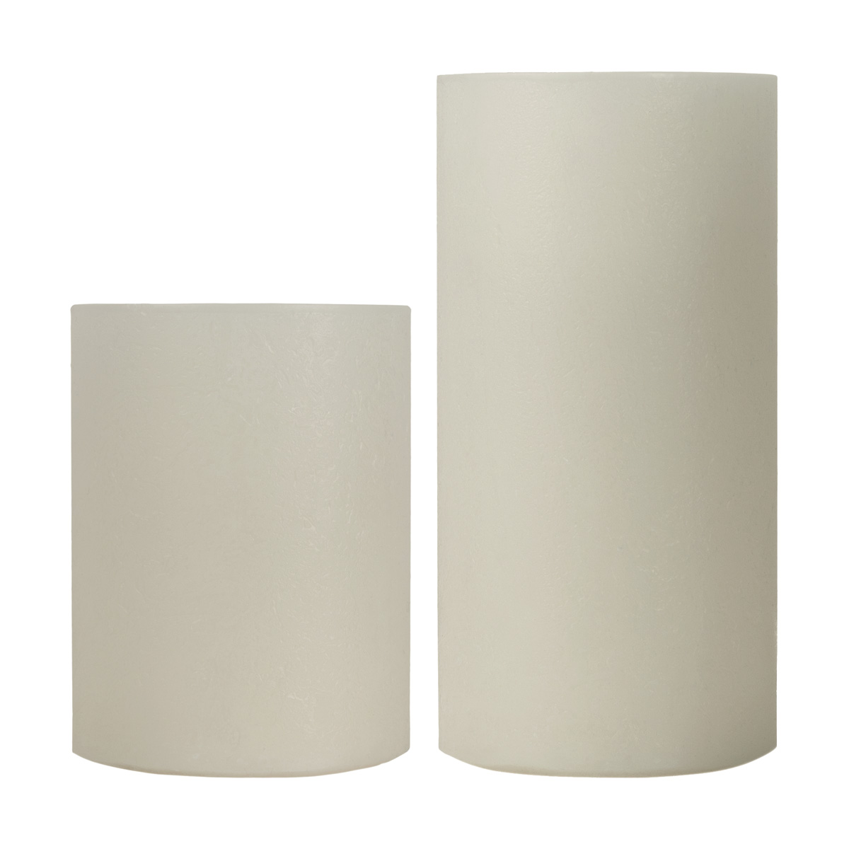 Round Flameless Pillars - 3 Inch Duo