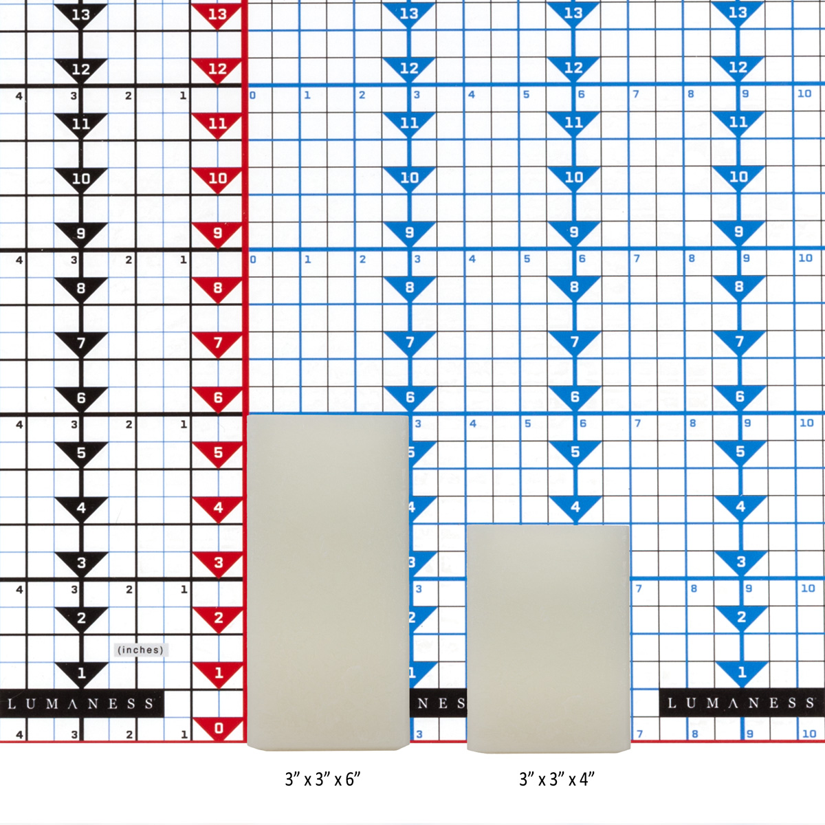Square Flameless Pillars - 3 Inch Duo