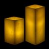 Square Flameless Pillars - 3 Inch Duo