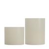 Round Flameless Pillars - 4 Inch Duo
