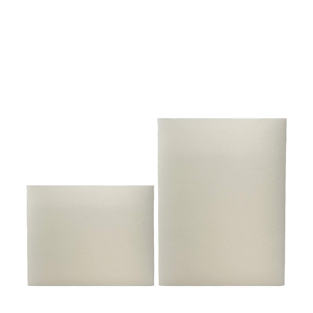 Square Flameless Pillars - 4 Inch Duo