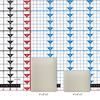 Square Flameless Pillars - 4 Inch Duo