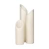 3 inch Ascending Flameless Pillar Candles Trio - 45 degree Angle Cut