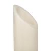 3 inch Flameless Pillar Candles Trio - 45 degree Angle Cut