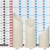 4 inch Ascending Flameless Pillar Candles Trio - 45 degree Angle Cut