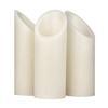 4 inch Flameless Pillar Candles Trio - 45 degree Angle Cut