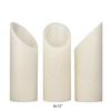 4 inch Flameless Pillar Candles Trio - 45 degree Angle Cut
