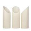 4 inch Flameless Pillar Candles Trio - 45 degree Angle Cut