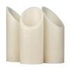 5 inch Flameless Pillar Candles Trio - 45 degree Angle Cut