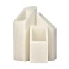 4 inch Ascending Flameless Candles Trio - 45 degree Square Angle Cut
