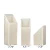 4 inch Ascending Flameless Candles Trio - 45 degree Square Angle Cut
