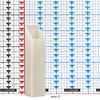 4 inch Ascending Flameless Candles Trio - 45 degree Square Angle Cut