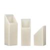 4 inch Ascending Flameless Candles Trio - 45 degree Square Angle Cut