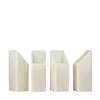 4 inch Flameless Candles Quartet - 45 degree Square Angle Cut