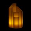 3 inch Ascending Flameless Candles Trio - 45 degree Square Angle Cut
