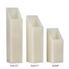 3 inch Ascending Flameless Candles Trio - 45 degree Square Angle Cut