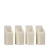 3 inch Flameless Candles Quartet - 45 degree Square Angle Cut