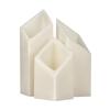 4 inch Ascending Flameless Candles Trio - 45 degree Diamond Angle Cut