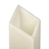 4 inch Ascending Flameless Candles Trio - 45 degree Diamond Angle Cut