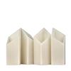 4 inch Flameless Candles Quartet - 45 degree Diamond Angle Cut