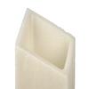 4 inch Flameless Candles Quartet - 45 degree Diamond Angle Cut