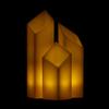 3 inch Ascending Flameless Candles Trio - 45 degree Diamond Angle Cut