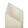 3 inch Ascending Flameless Candles Trio - 45 degree Diamond Angle Cut