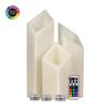 3 inch Ascending Flameless Candles Trio - 45 degree Diamond Angle Cut