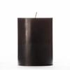 3x4 Black Pillar Candle