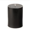 3x4 Black Pillar Candle