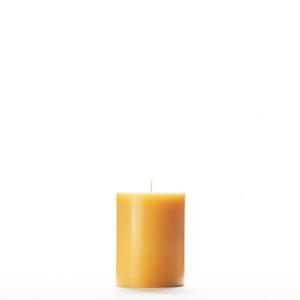3x4 Yellow Pillar Candle