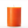 3x4 Orange Pillar Candle