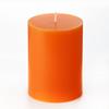 3x4 Orange Pillar Candle