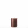 3x4 Brown Pillar Candle