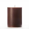 3x4 Brown Pillar Candle
