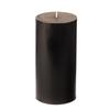 3x6 Black Pillar Candle
