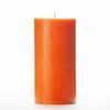 3x6 Orange Pillar Candle