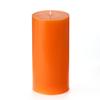 3x6 Orange Pillar Candle