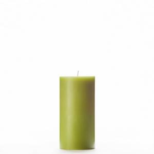 3x6 Green Pillar Candle