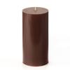 3x6 Brown Pillar Candle