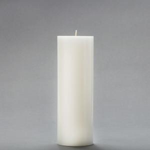 3x9 White Pillar Candle