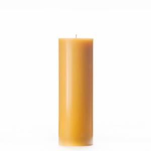 3x9 Yellow Pillar Candle