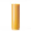 3x9 Yellow Pillar Candle