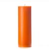 3x9 Orange Pillar Candle