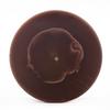 3x9 Brown Pillar Candle