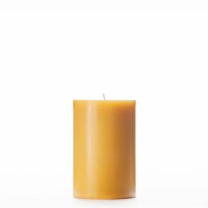 4x6 Yellow Pillar Candle