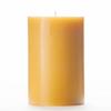 4x6 Yellow Pillar Candle