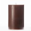 4x6 Brown Pillar Candle