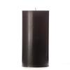 4x8 Black Pillar Candle